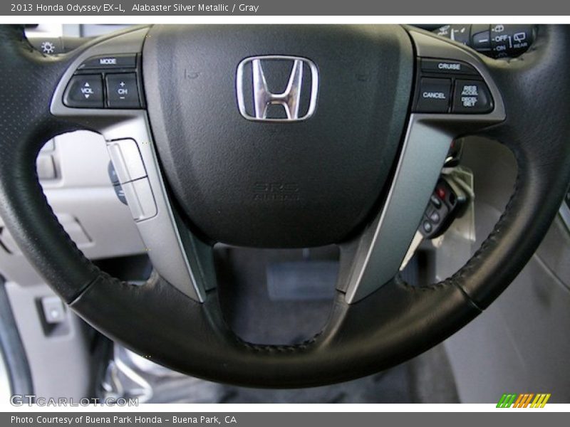 Alabaster Silver Metallic / Gray 2013 Honda Odyssey EX-L
