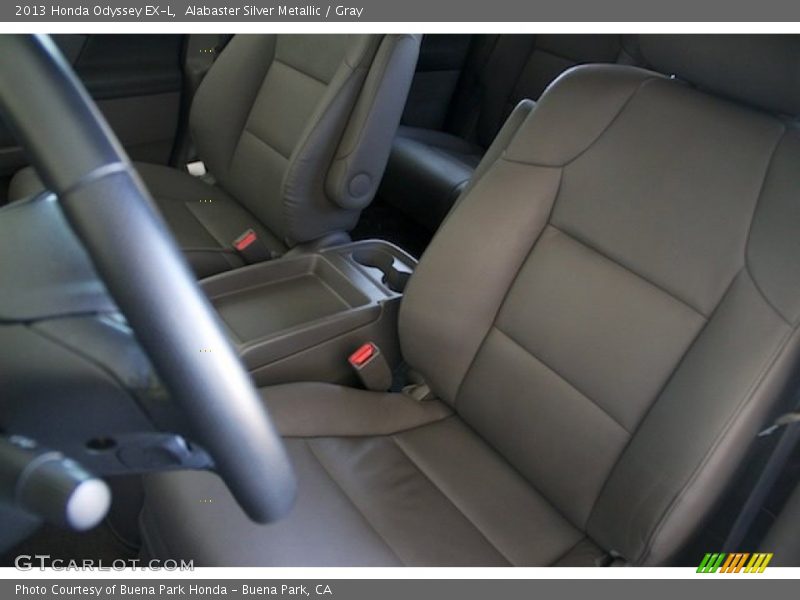 Alabaster Silver Metallic / Gray 2013 Honda Odyssey EX-L