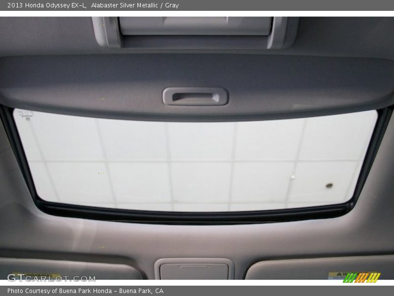 Alabaster Silver Metallic / Gray 2013 Honda Odyssey EX-L