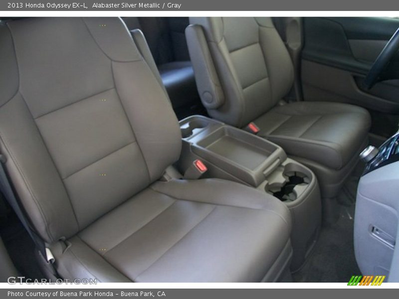 Alabaster Silver Metallic / Gray 2013 Honda Odyssey EX-L