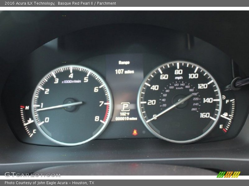 Basque Red Pearl II / Parchment 2016 Acura ILX Technology
