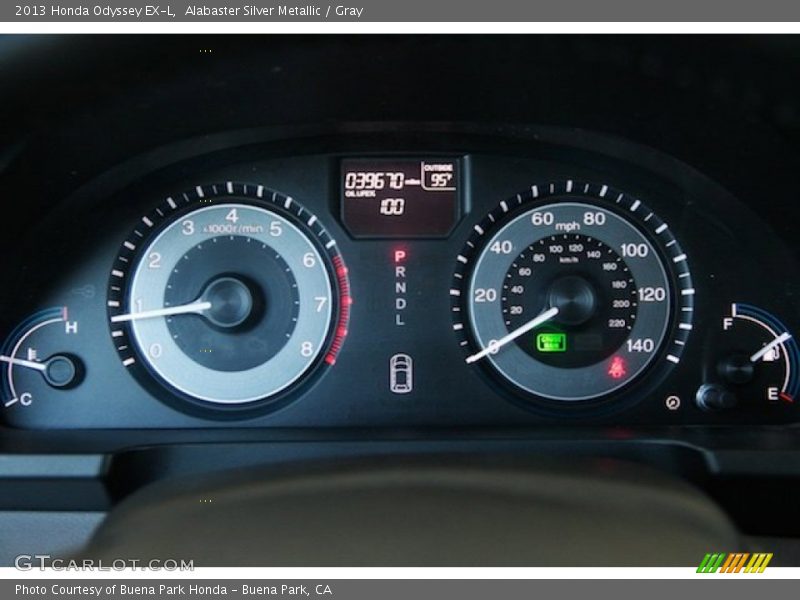 Alabaster Silver Metallic / Gray 2013 Honda Odyssey EX-L