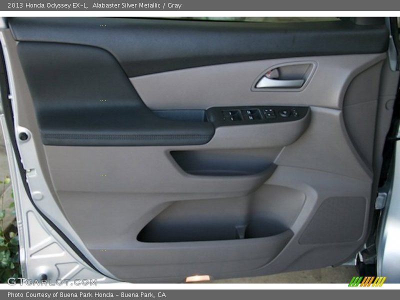 Alabaster Silver Metallic / Gray 2013 Honda Odyssey EX-L