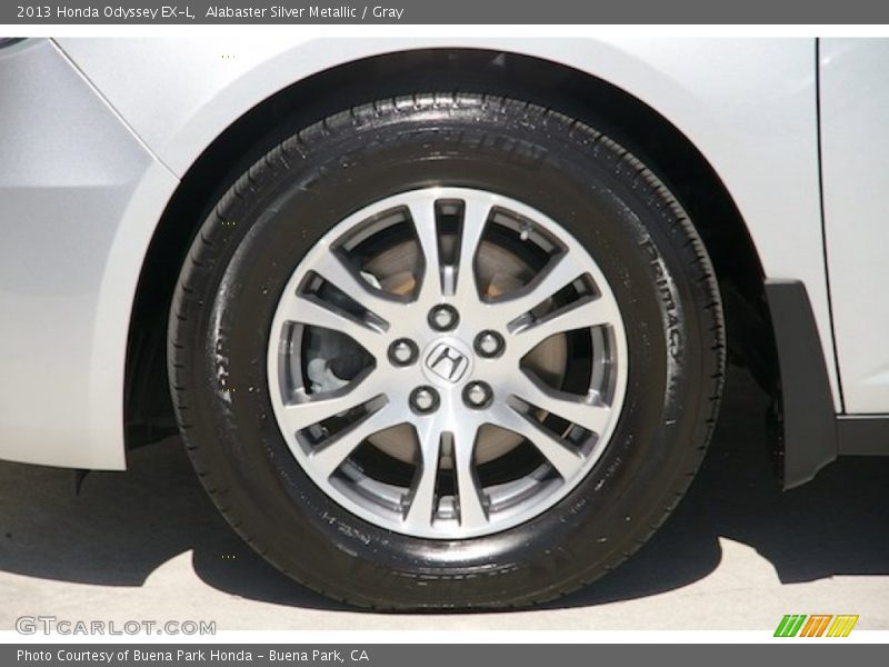 Alabaster Silver Metallic / Gray 2013 Honda Odyssey EX-L