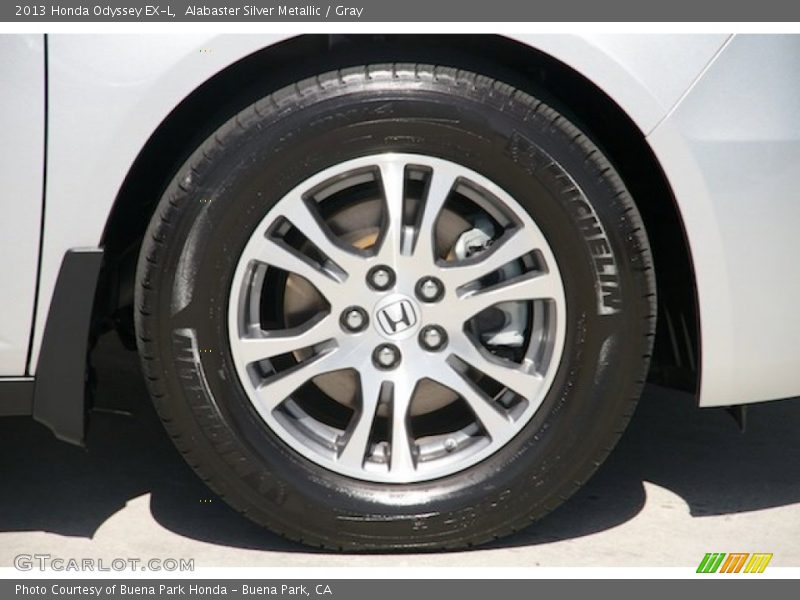 Alabaster Silver Metallic / Gray 2013 Honda Odyssey EX-L
