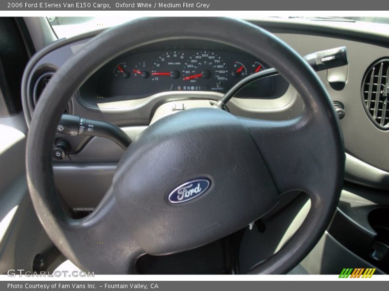 Oxford White / Medium Flint Grey 2006 Ford E Series Van E150 Cargo