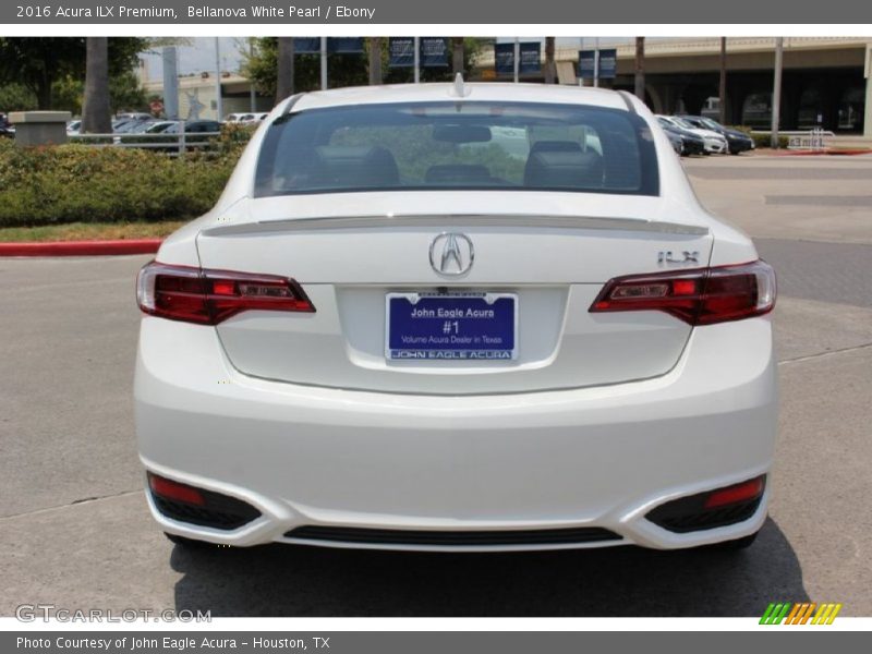 Bellanova White Pearl / Ebony 2016 Acura ILX Premium