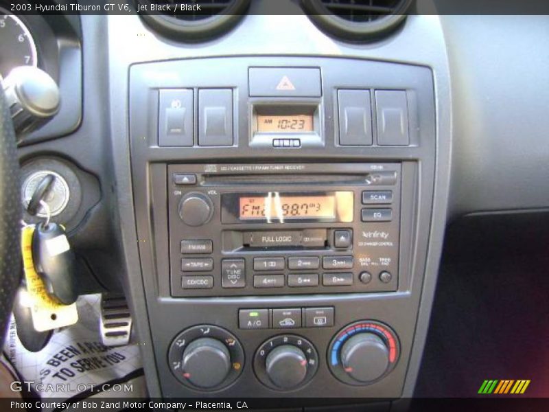 Jet Black / Black 2003 Hyundai Tiburon GT V6