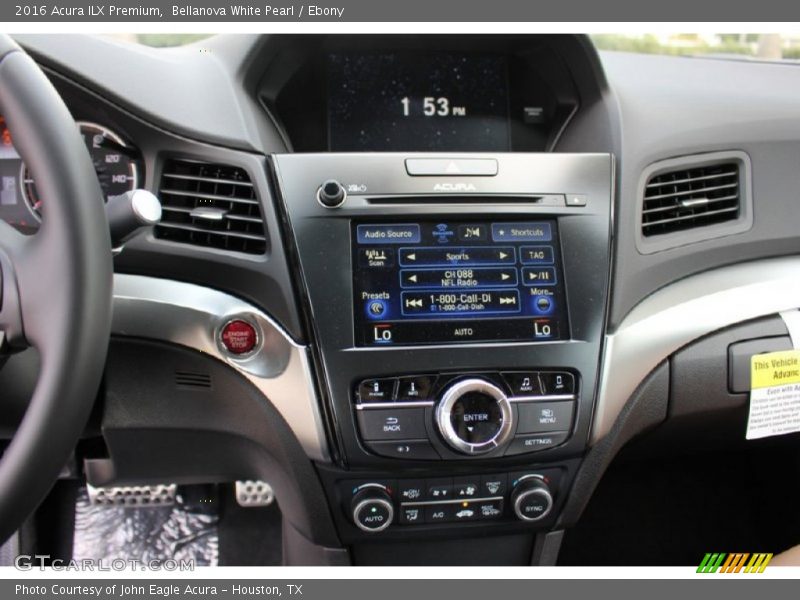 Bellanova White Pearl / Ebony 2016 Acura ILX Premium