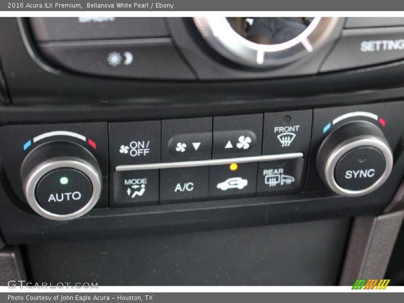 Bellanova White Pearl / Ebony 2016 Acura ILX Premium