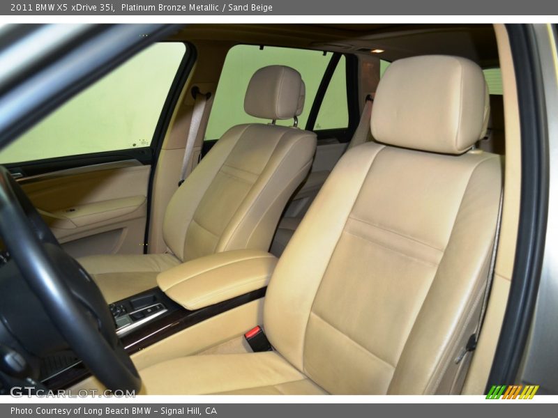 Platinum Bronze Metallic / Sand Beige 2011 BMW X5 xDrive 35i