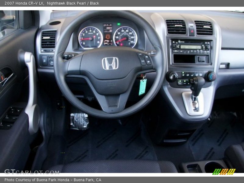Nighthawk Black Pearl / Black 2007 Honda CR-V LX