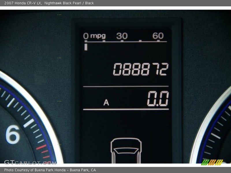 Nighthawk Black Pearl / Black 2007 Honda CR-V LX