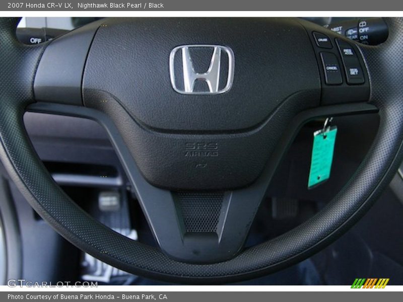 Nighthawk Black Pearl / Black 2007 Honda CR-V LX