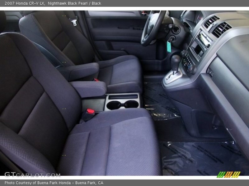 Nighthawk Black Pearl / Black 2007 Honda CR-V LX