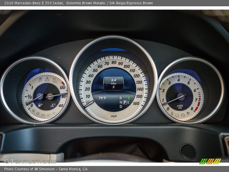 Dolomite Brown Metallic / Silk Beige/Espresso Brown 2016 Mercedes-Benz E 350 Sedan