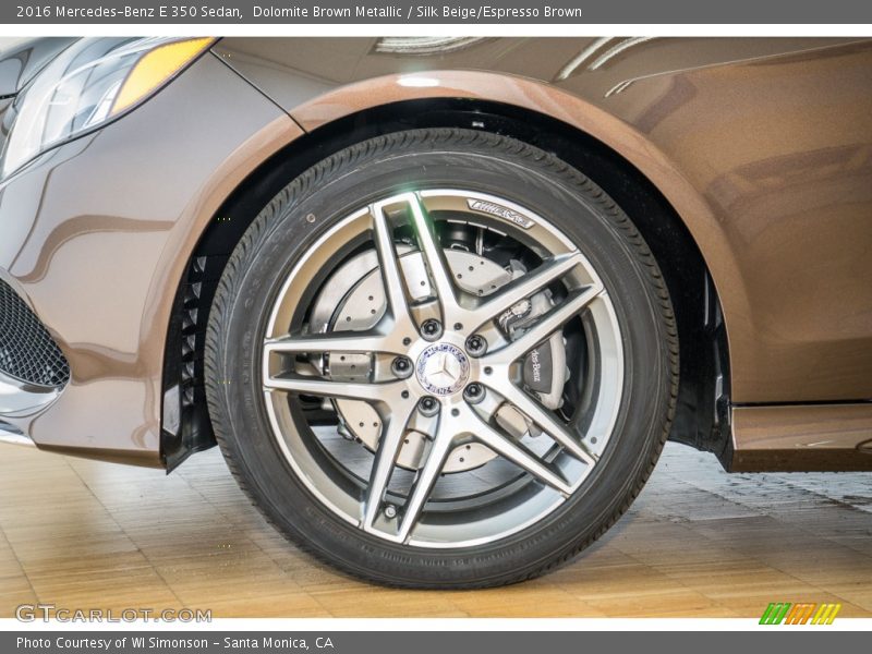 Dolomite Brown Metallic / Silk Beige/Espresso Brown 2016 Mercedes-Benz E 350 Sedan