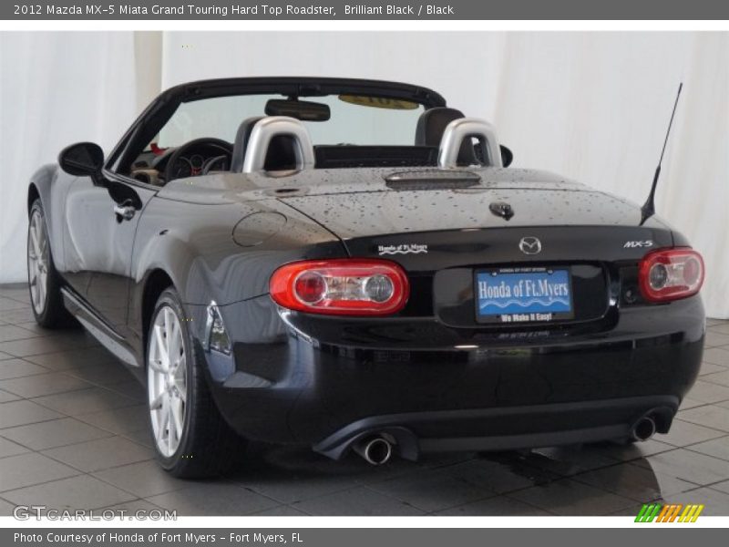 Brilliant Black / Black 2012 Mazda MX-5 Miata Grand Touring Hard Top Roadster