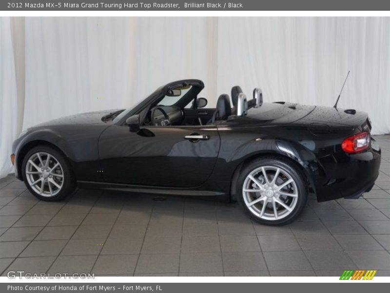 Brilliant Black / Black 2012 Mazda MX-5 Miata Grand Touring Hard Top Roadster