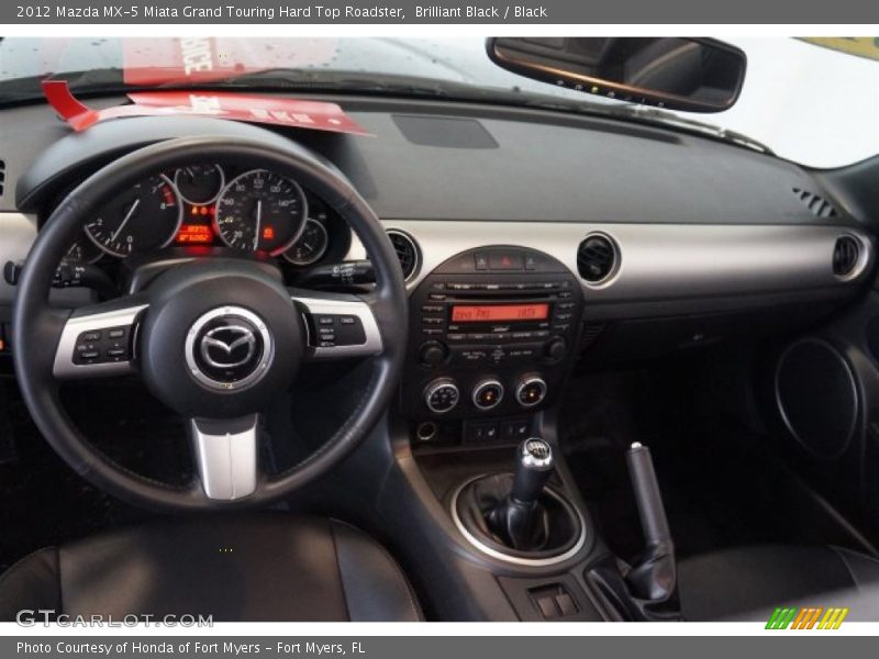 Brilliant Black / Black 2012 Mazda MX-5 Miata Grand Touring Hard Top Roadster