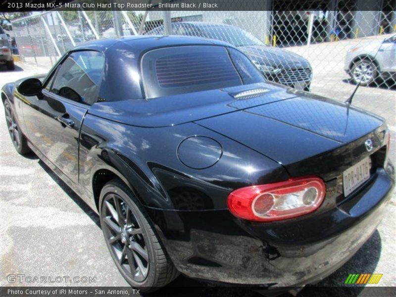 Brilliant Black / Black 2013 Mazda MX-5 Miata Club Hard Top Roadster
