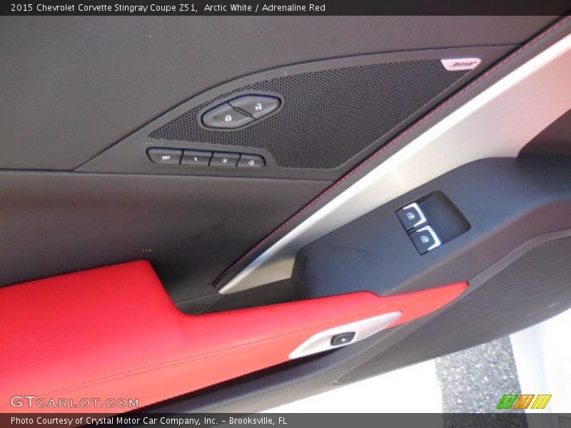 Arctic White / Adrenaline Red 2015 Chevrolet Corvette Stingray Coupe Z51