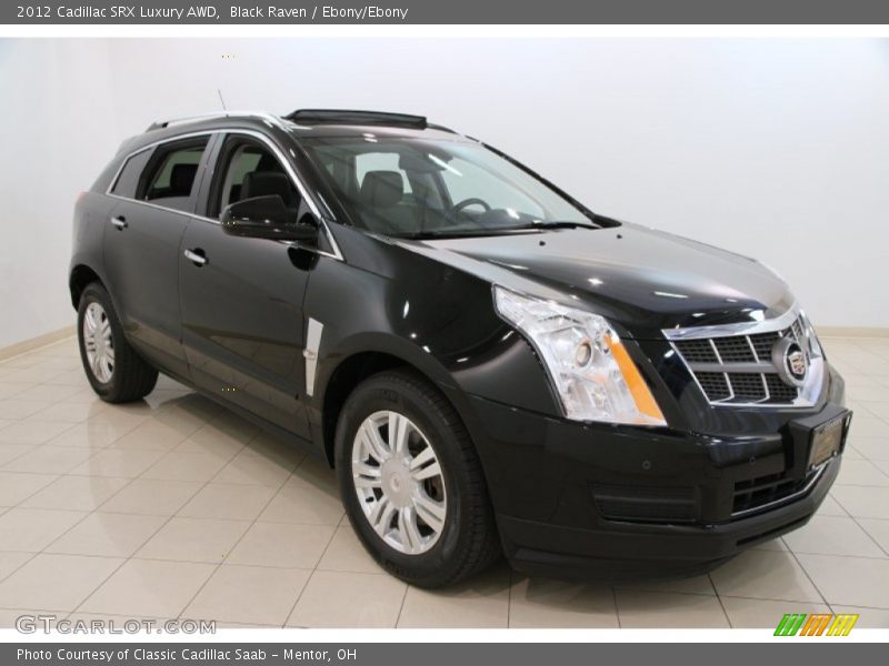 Black Raven / Ebony/Ebony 2012 Cadillac SRX Luxury AWD