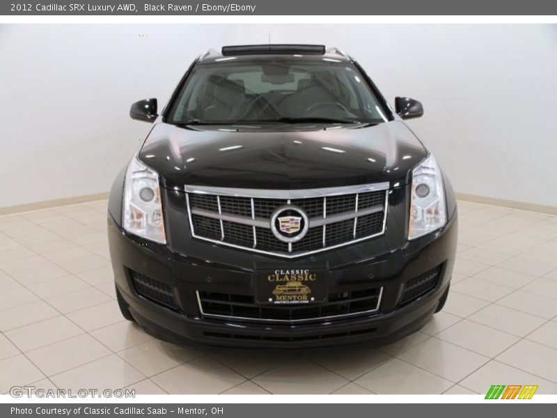 Black Raven / Ebony/Ebony 2012 Cadillac SRX Luxury AWD