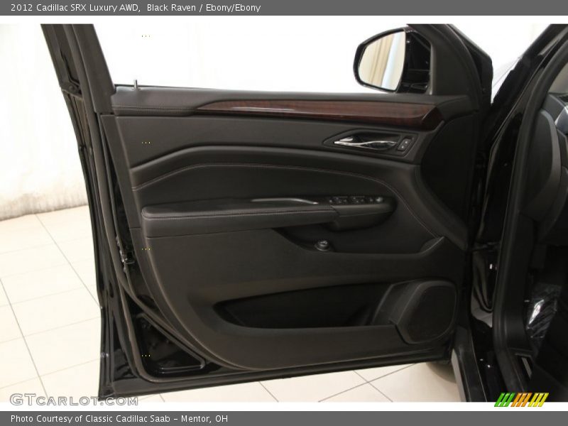 Black Raven / Ebony/Ebony 2012 Cadillac SRX Luxury AWD