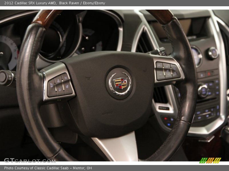 Black Raven / Ebony/Ebony 2012 Cadillac SRX Luxury AWD