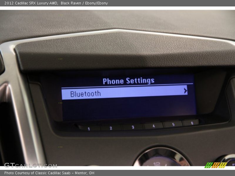 Black Raven / Ebony/Ebony 2012 Cadillac SRX Luxury AWD