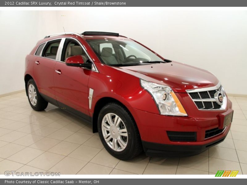 Crystal Red Tintcoat / Shale/Brownstone 2012 Cadillac SRX Luxury