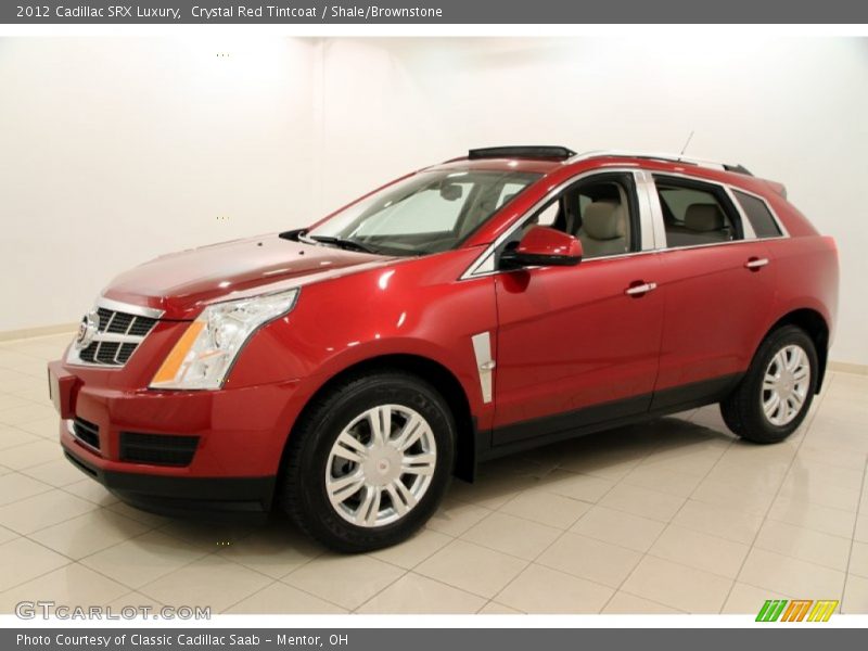 Crystal Red Tintcoat / Shale/Brownstone 2012 Cadillac SRX Luxury