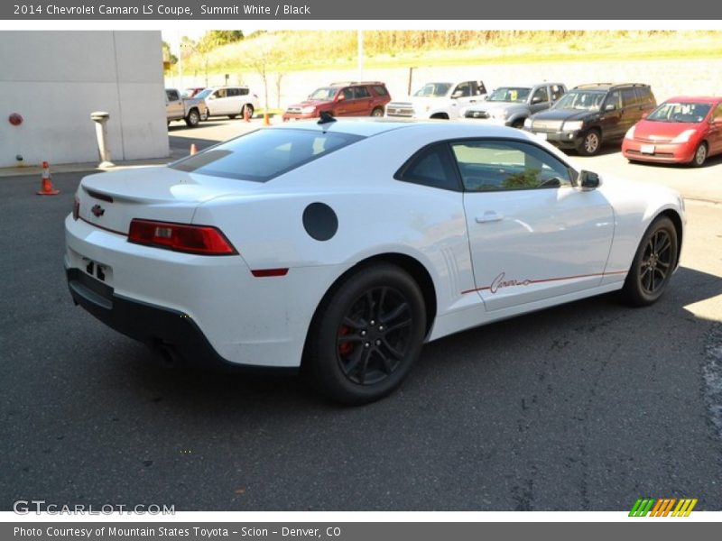 Summit White / Black 2014 Chevrolet Camaro LS Coupe