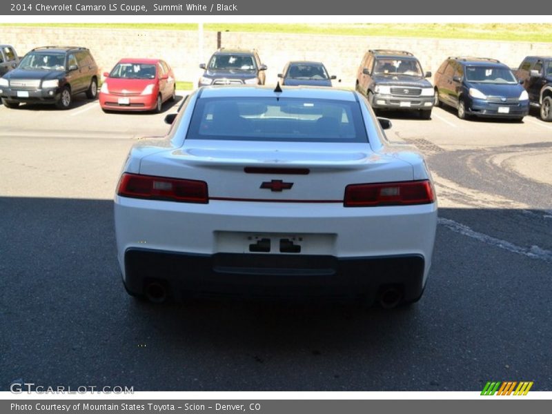 Summit White / Black 2014 Chevrolet Camaro LS Coupe