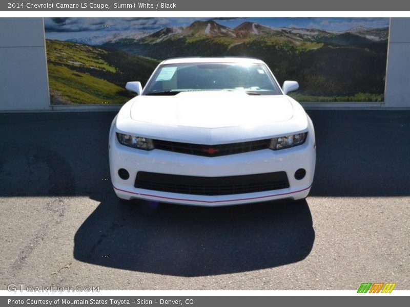 Summit White / Black 2014 Chevrolet Camaro LS Coupe