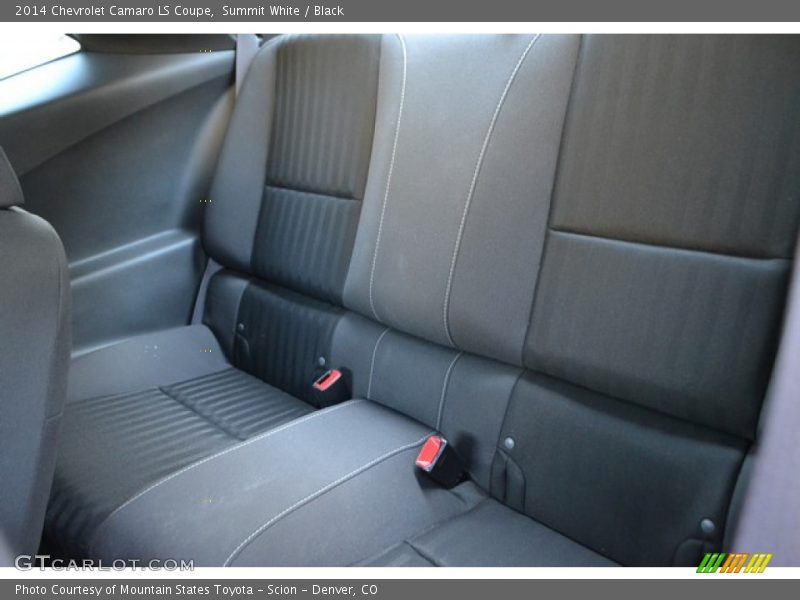 Rear Seat of 2014 Camaro LS Coupe