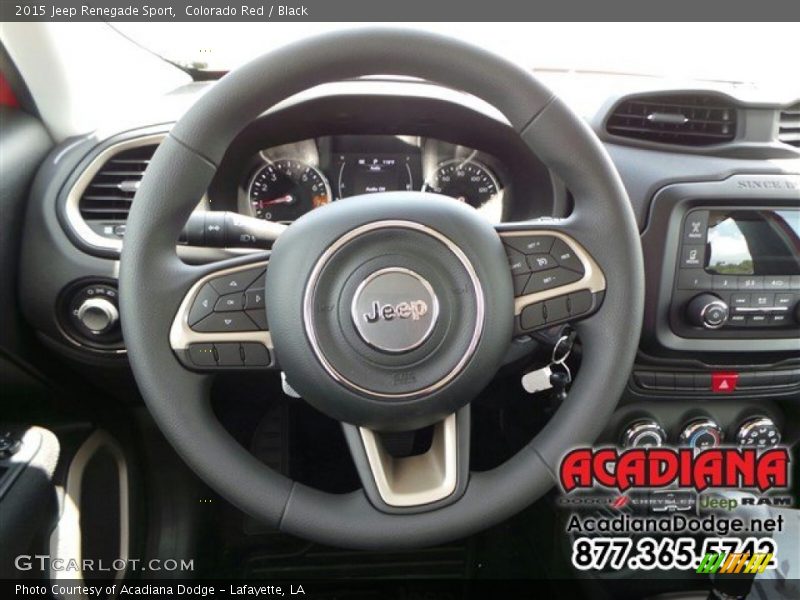 Colorado Red / Black 2015 Jeep Renegade Sport