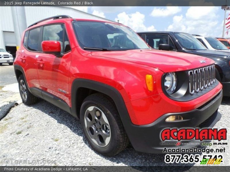 Colorado Red / Black 2015 Jeep Renegade Latitude