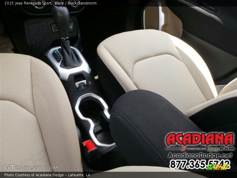 Black / Black/Sandstorm 2015 Jeep Renegade Sport