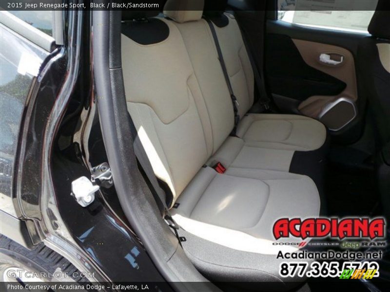 Black / Black/Sandstorm 2015 Jeep Renegade Sport