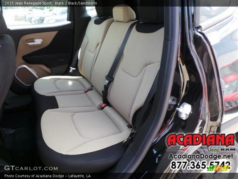 Black / Black/Sandstorm 2015 Jeep Renegade Sport