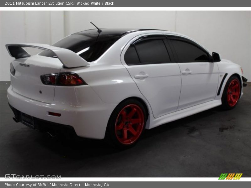 Wicked White / Black 2011 Mitsubishi Lancer Evolution GSR