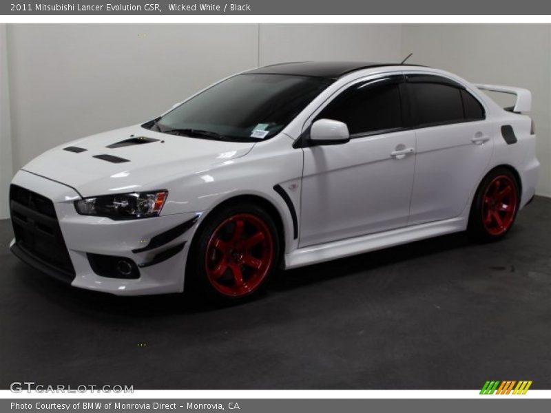 Wicked White / Black 2011 Mitsubishi Lancer Evolution GSR