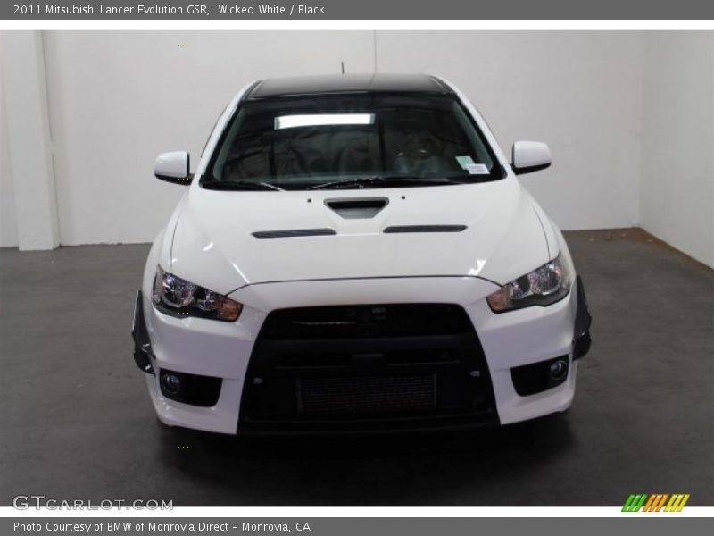 Wicked White / Black 2011 Mitsubishi Lancer Evolution GSR