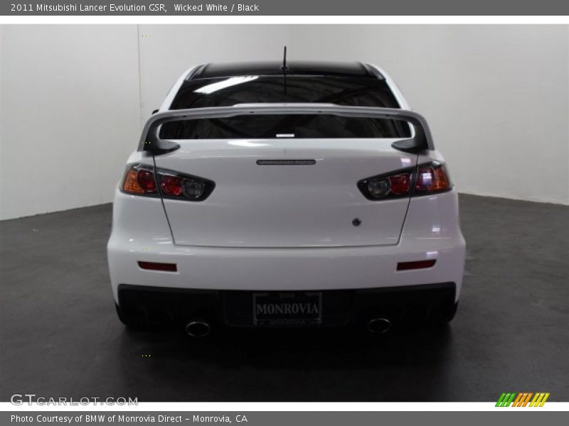 Wicked White / Black 2011 Mitsubishi Lancer Evolution GSR