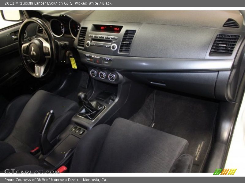 Wicked White / Black 2011 Mitsubishi Lancer Evolution GSR