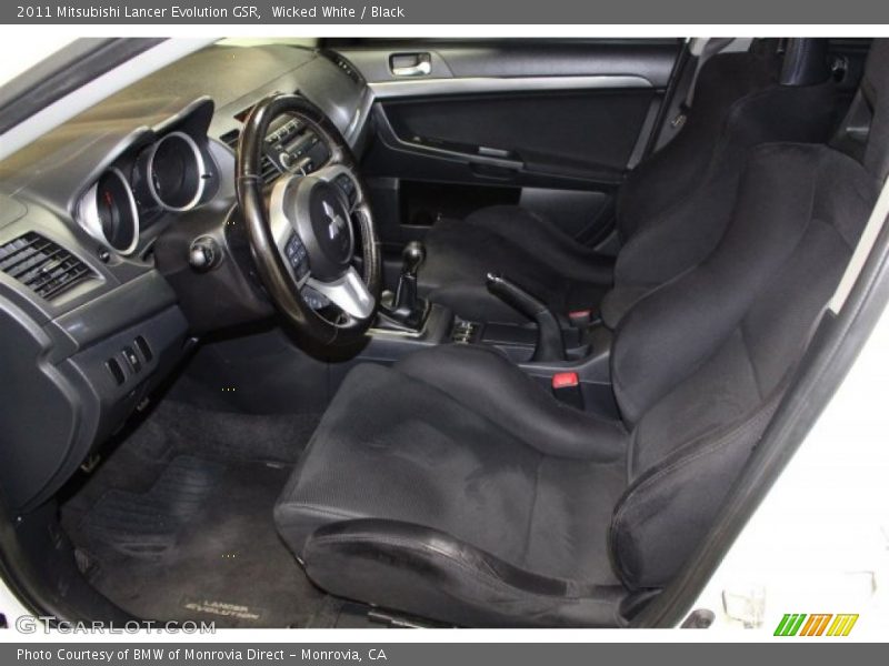 Wicked White / Black 2011 Mitsubishi Lancer Evolution GSR