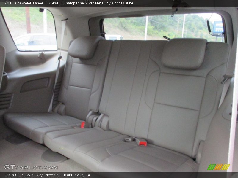 Champagne Silver Metallic / Cocoa/Dune 2015 Chevrolet Tahoe LTZ 4WD