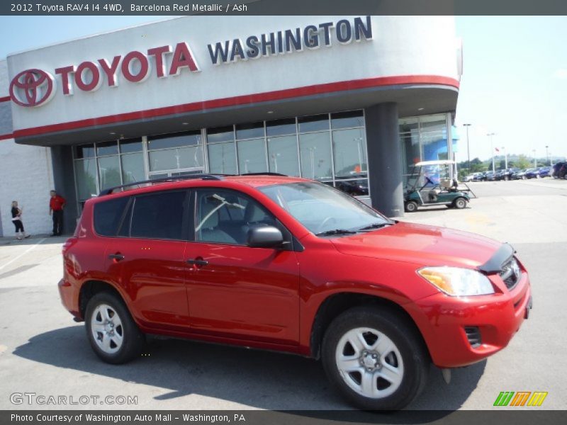 Barcelona Red Metallic / Ash 2012 Toyota RAV4 I4 4WD